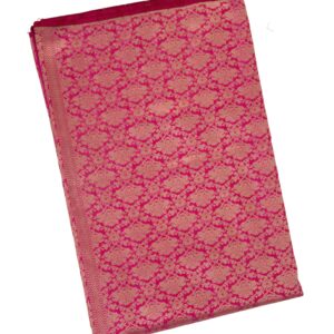 Pink Brocade Banarasi.