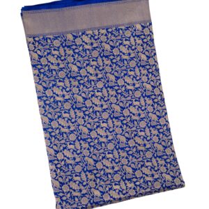 Blue Sikargah Blue Zari Jaal Saree.