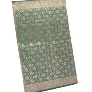 Sea Green Katan Silk Jaal