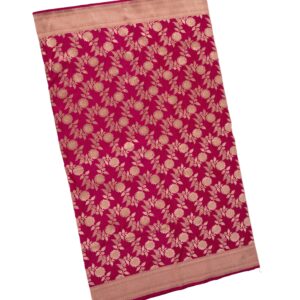Magenta Jaal Banarasi